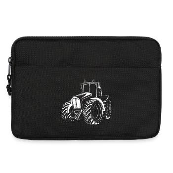 tractor, farmer, farmer, car, economy, graphic icon - Laptop bag 13" - black - Front