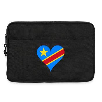 I Love Congo - Sacoche pour ordinateur portable 13 pouces - noir - Devant