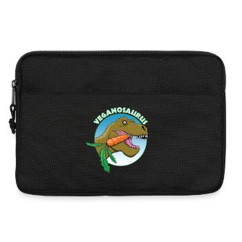 Vegan Dinosaur - Laptop bag 13" - black - Front