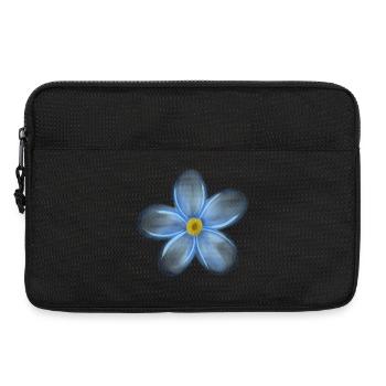 Vergissmeinnicht - Laptoptasche 13" - Schwarz - Vorne