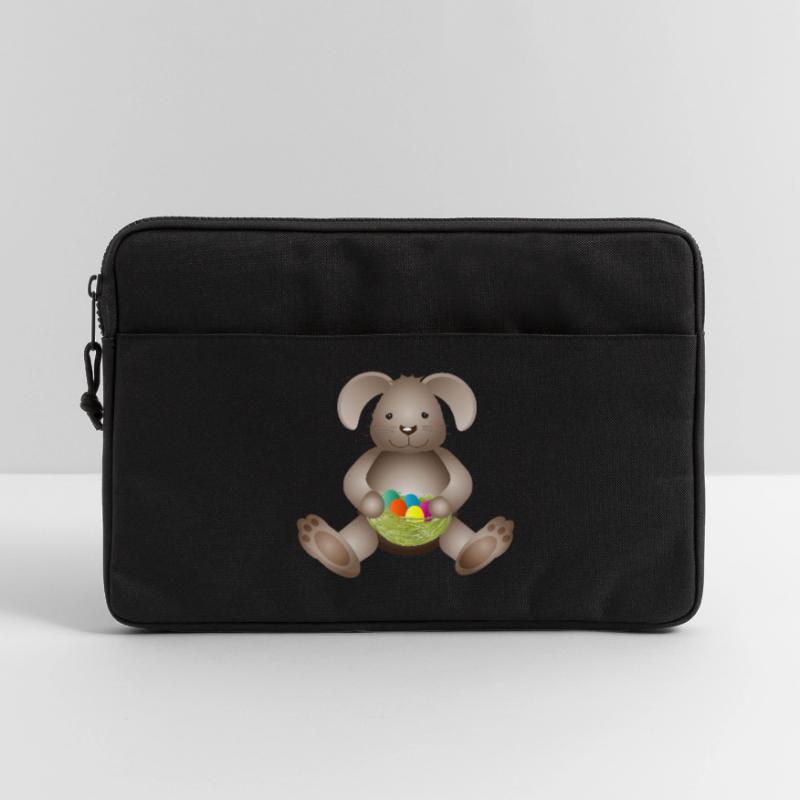 small Easter with Easter nest full of Easter eggs Laptop bag 13"