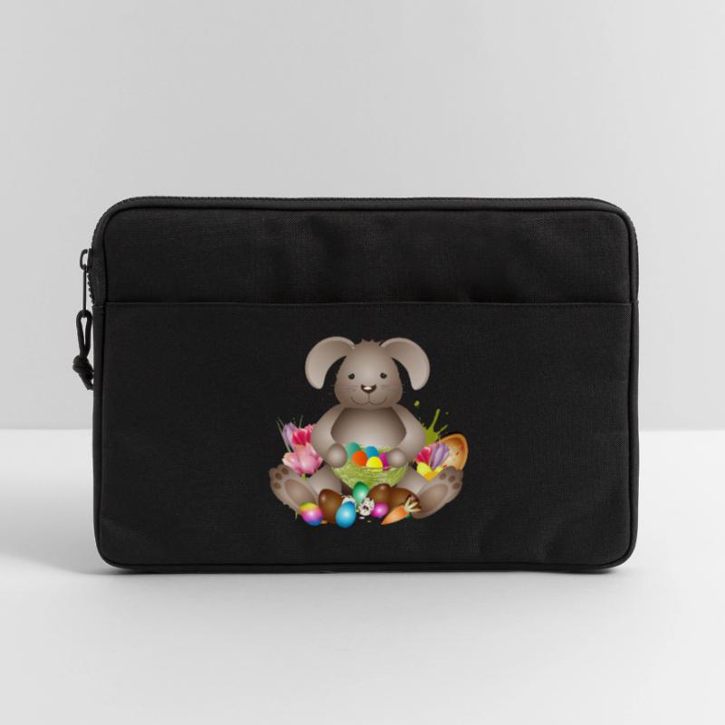 small Easter with Easter nest full of Easter eggs Laptop bag 13"