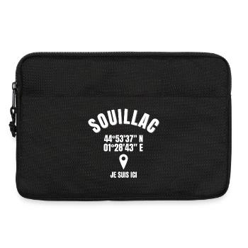 Souillac, LOT, 46200, 46 - Sacoche pour ordinateur portable 13 pouces - noir - Devant
