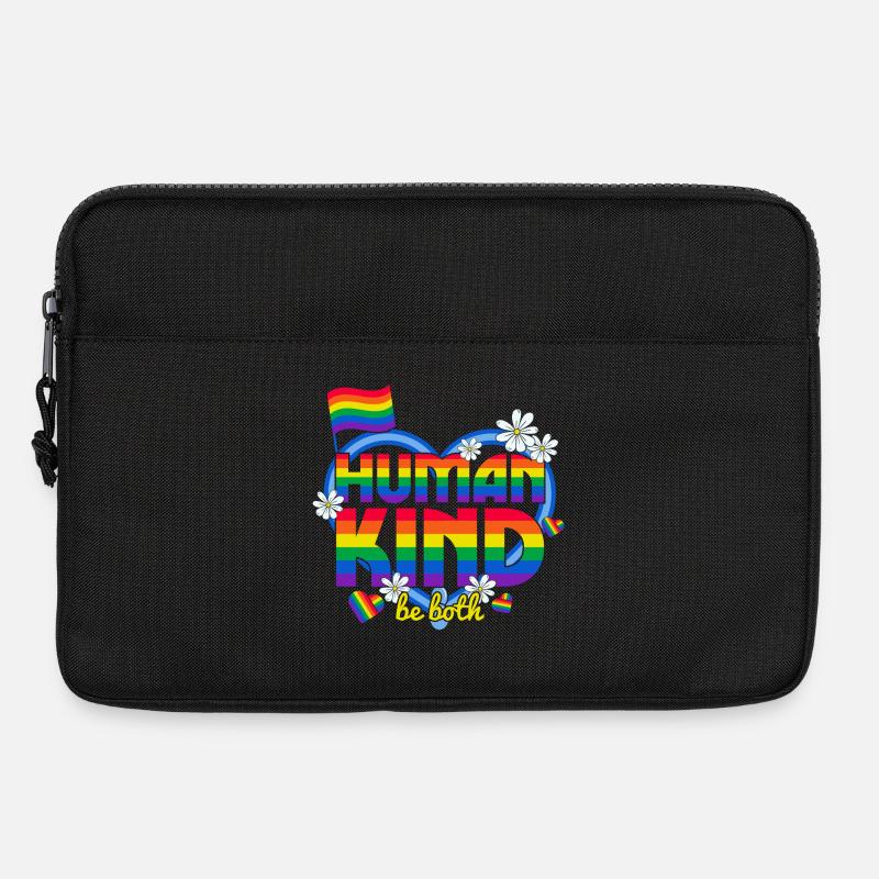 LGBT, schwul, lesbisch, stolz - Laptoptasche 13" - Schwarz
