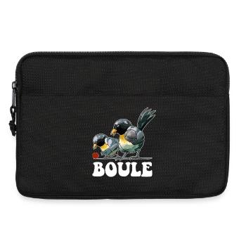 Boules de boules de boules pour pétanque - Sacoche pour ordinateur portable 13 pouces - noir - Devant