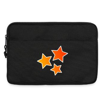 STAR. STARS. STAR. FEAST. ANNIVERSARY. CHRISTMAS - Laptop bag 13" - black - Front