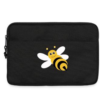 T-shirt abeille mignon design drôle apiculteur - Sacoche pour ordinateur portable 13 pouces - noir - Devant