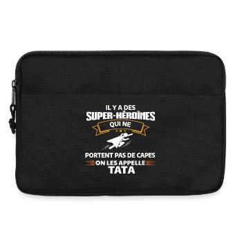 Super-Héroïne TATA Mode - Sacoche pour ordinateur portable 13 pouces - noir - Devant