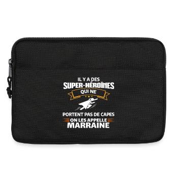 Super-Héroïnes Invisibles Empowerment Tee - Sacoche pour ordinateur portable 13 pouces - noir - Devant