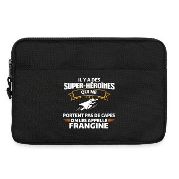 Super-Héroïne Frangine T-Shirt Empowerment - Sacoche pour ordinateur portable 13 pouces - noir - Devant