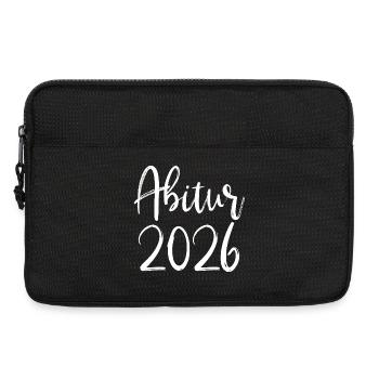 Abitur 2026 - Laptoptasche 13" - Schwarz - Vorne