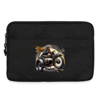 Auf zu neuen Abenteuern - Laptoptasche 13" - Schwarz - Vorne