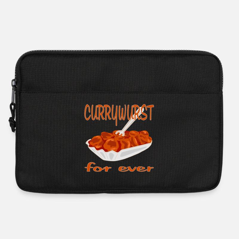 Currywurst ist Lecker - Laptoptasche 13" - Schwarz