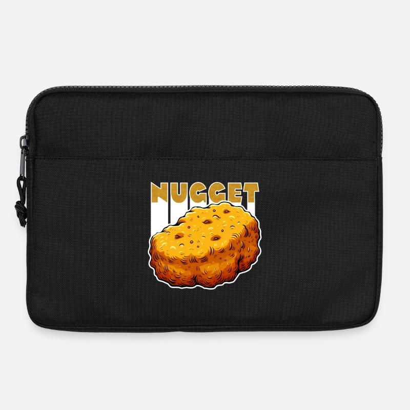 Nugget-Liebe Chicken Nugget - Laptoptasche 13" - Schwarz
