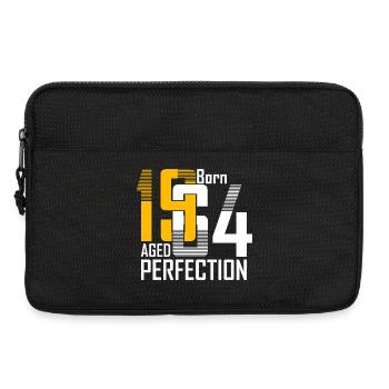 Born 1954 Aged Perfection - Laptop bag 13" - black - Front