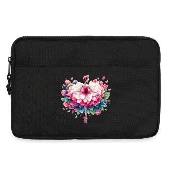 Balletttänzerin mit Tutu - Laptoptasche 13" - Schwarz - Vorne