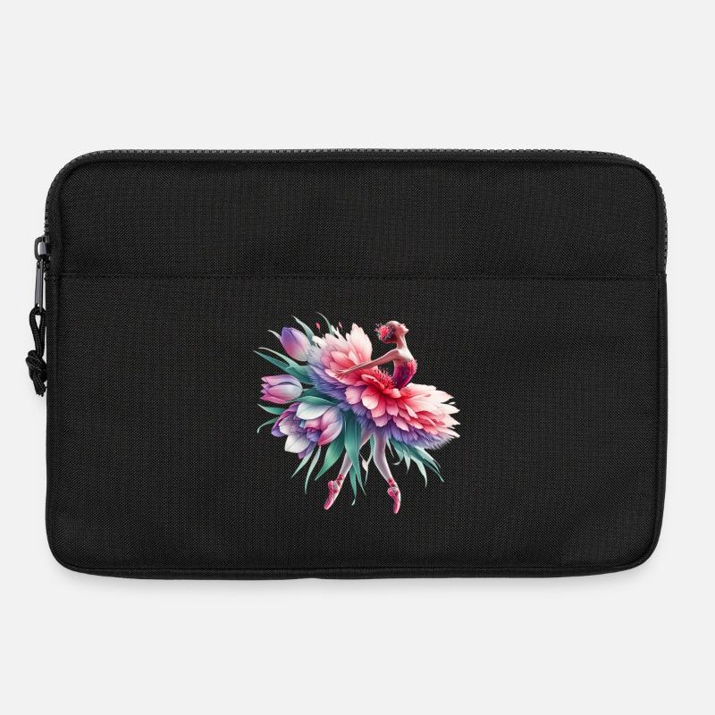 Balletttänzerin mit Tutu - Laptoptasche 13" - Schwarz