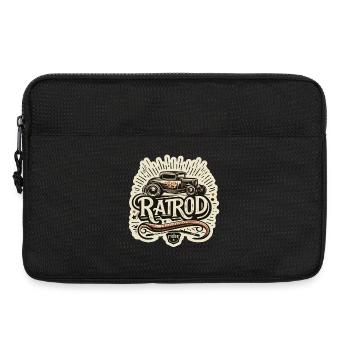 Ratsking Ratlook Shirt – Rustikaler Custom Style - Laptoptasche 13" - Schwarz - Vorne