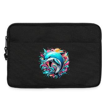 Dauphin - Sacoche pour ordinateur portable 13 pouces - noir - Devant