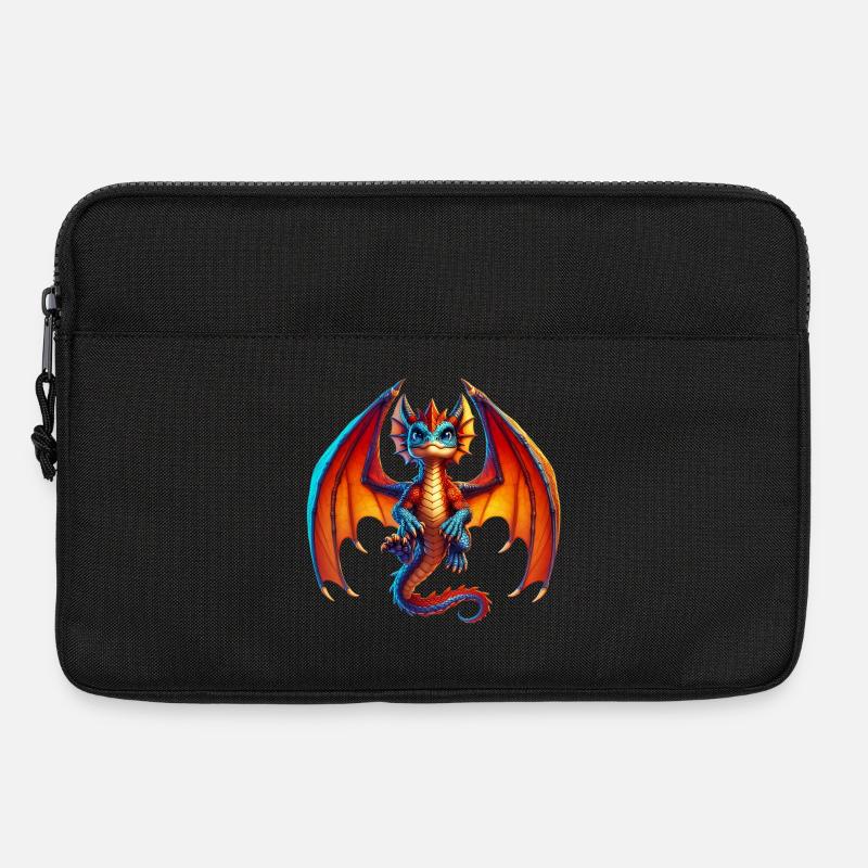 Drache - Laptoptasche 13" - Schwarz