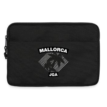 Mallorca – Bachelor party under palm trees - Laptop bag 13" - black - Front