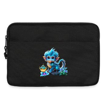 Der niedliche Fantasy Jumpsuit - Laptoptasche 13" - Schwarz - Vorne