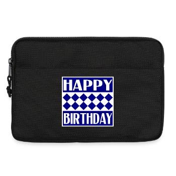 ALLES GUTE ZUM GEBURTSTAG. ALLES GUTE ZUM GEBURTSTAG. JAHRESTAG. - Laptoptasche 13" - Schwarz - Vorne