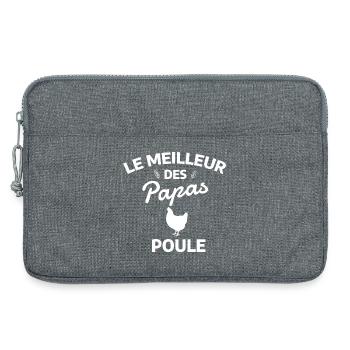 The Best of Daddy Hens - Laptop bag 13" - heather grey - Front