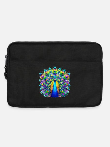 Pfau - Laptoptasche 13" - Schwarz