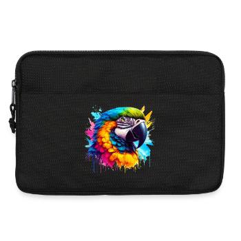 Papagei - Laptoptasche 13" - Schwarz - Vorne