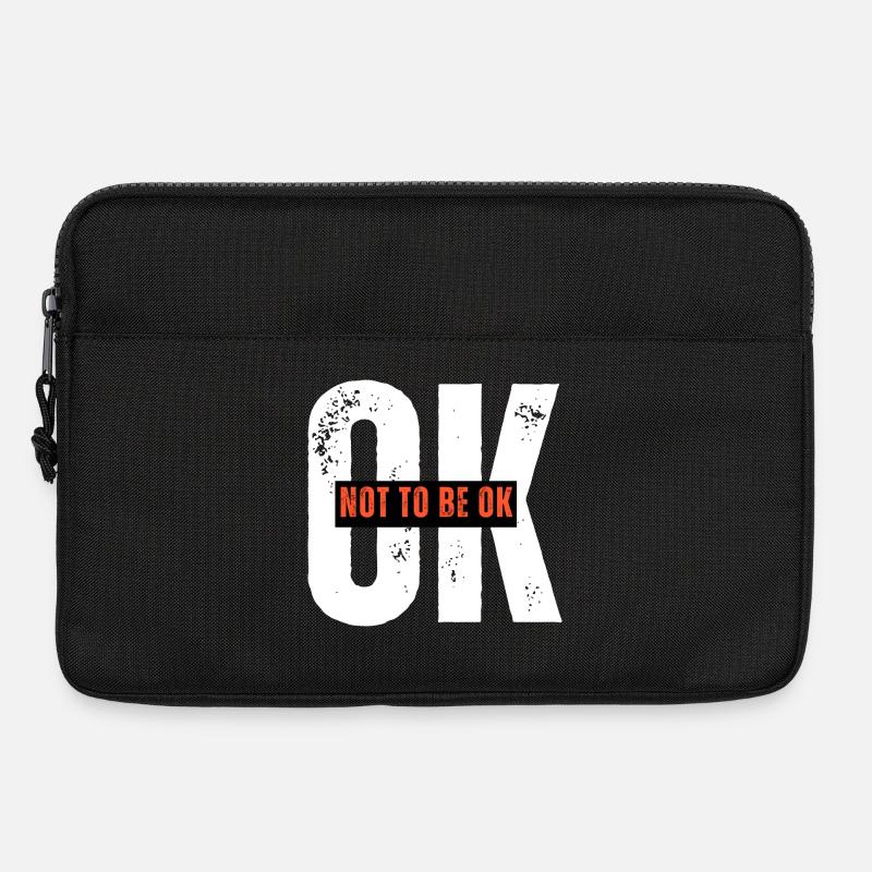 Assertive Protest Graphic T-Shirt - Laptop bag 13" - black