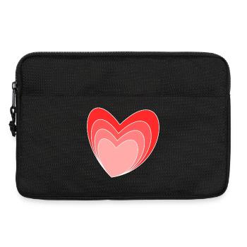 WEIHNACHTEN. FROHE WEIHNACHTEN. FROHE WEIHNACHTEN. WEIHNACHTSMANN - Laptoptasche 13" - Schwarz - Vorne