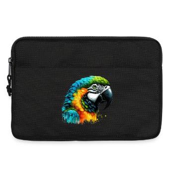 Papagei - Laptoptasche 13" - Schwarz - Vorne