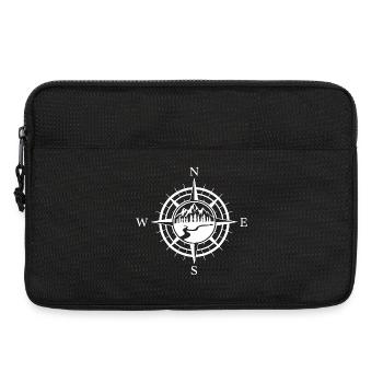 Berge - Das Abenteuer wartet auf Sie - Laptoptasche 13" - Schwarz - Vorne