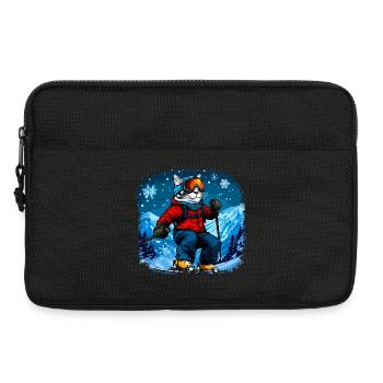 Cat Skis - Laptop bag 13" - black - Front