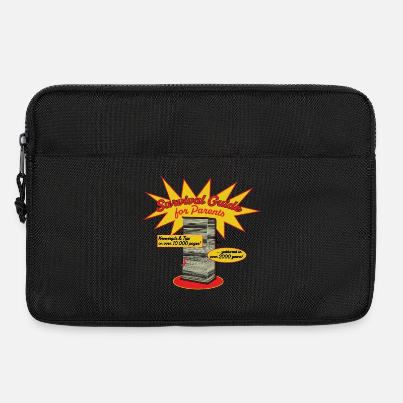 Survival Guide für Eltern - Retro Comic Style - Laptoptasche 13" - Schwarz