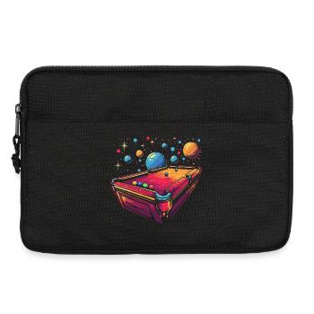 Billiards Cartoon Style - Laptop bag 13" - black - Front