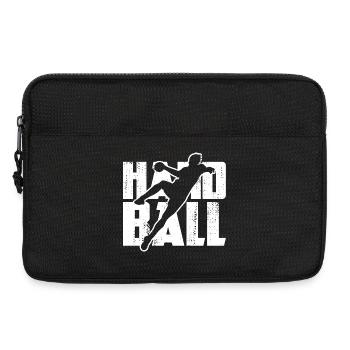 Lustiger Handball - Laptoptasche 13" - Schwarz - Vorne