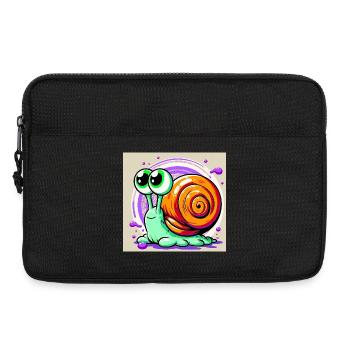 Escargot - Sacoche pour ordinateur portable 13 pouces - noir - Devant