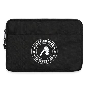 Kunstspringen Turmspringer Sprungbrett - Laptoptasche 13" - Schwarz - Vorne