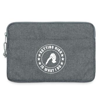 Diving diving board - Laptop bag 13" - heather grey - Front