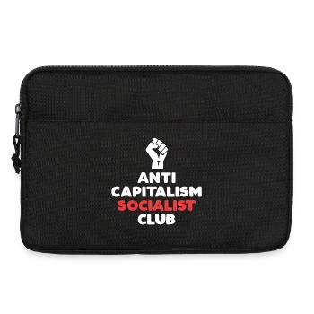 Anti Capitalism Socialist Club - Laptop bag 13" - black - Front