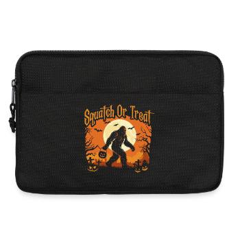 Squatch Or Treat Spooky Bigfoot Halloween - Sacoche pour ordinateur portable 13 pouces - noir - Devant