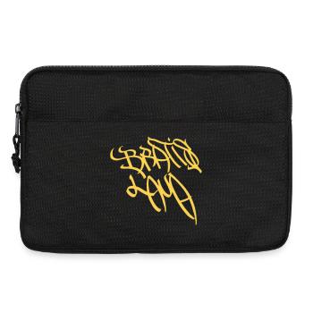 Artistic graffiti lettering Bratislava - Laptop bag 13" - black - Front