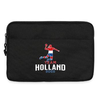 Handball WM 2025 Team Holland - Laptoptasche 13" - Schwarz - Vorne