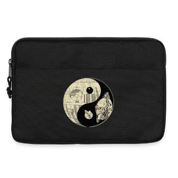 Galaktisches Yin Yang Weltraumduell - Laptoptasche 13" - Schwarz - Vorne