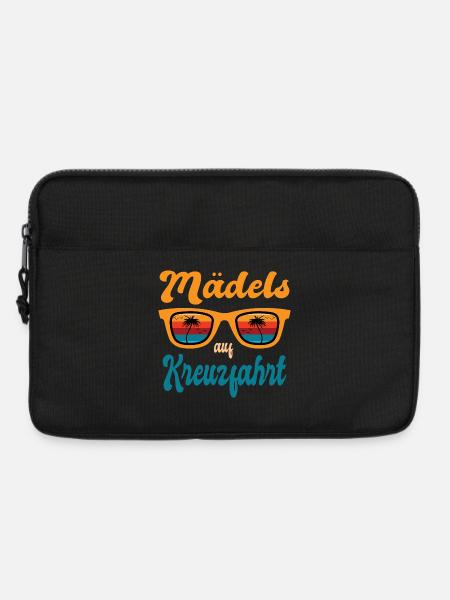 Mädels Auf Kreuzfahrt Party Partnerlook - Laptoptasche 13" - Schwarz
