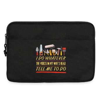 I_do_Anything_for_Wife_1 - Laptop bag 13" - black - Front