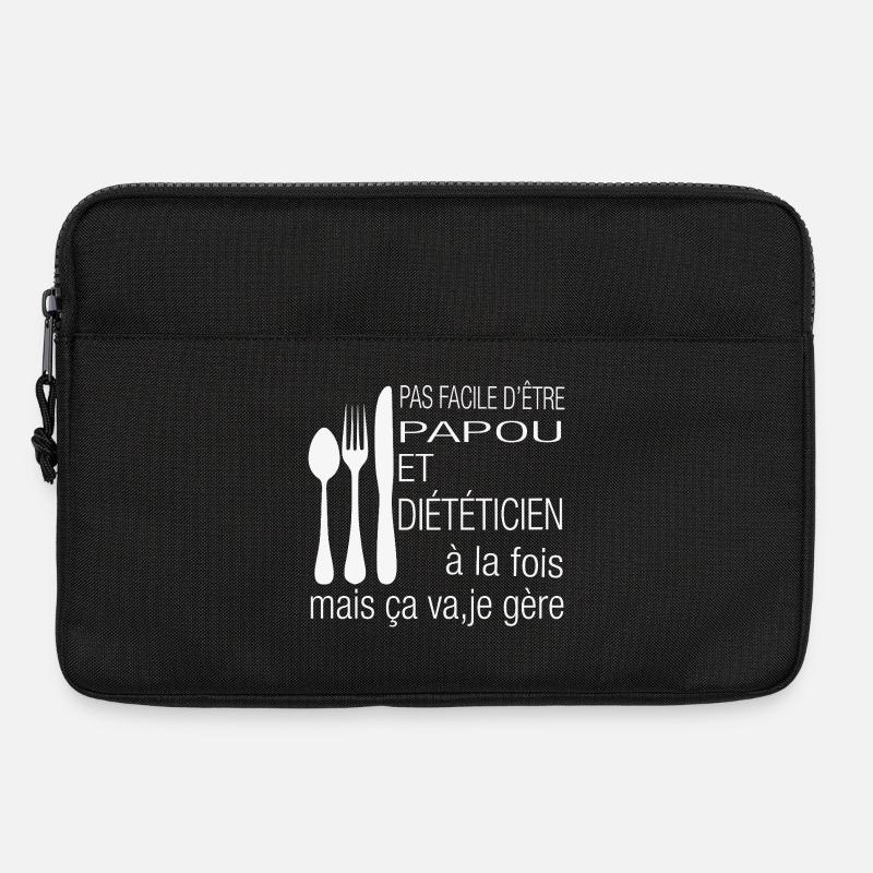 Papua und Ernährungsberater – ich schaffe es! - Laptoptasche 13" - Schwarz