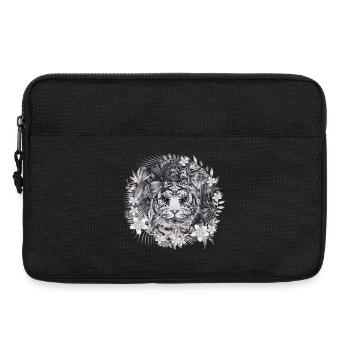 Majestic White Tiger – Mystic Jungle - Laptop bag 13" - black - Front